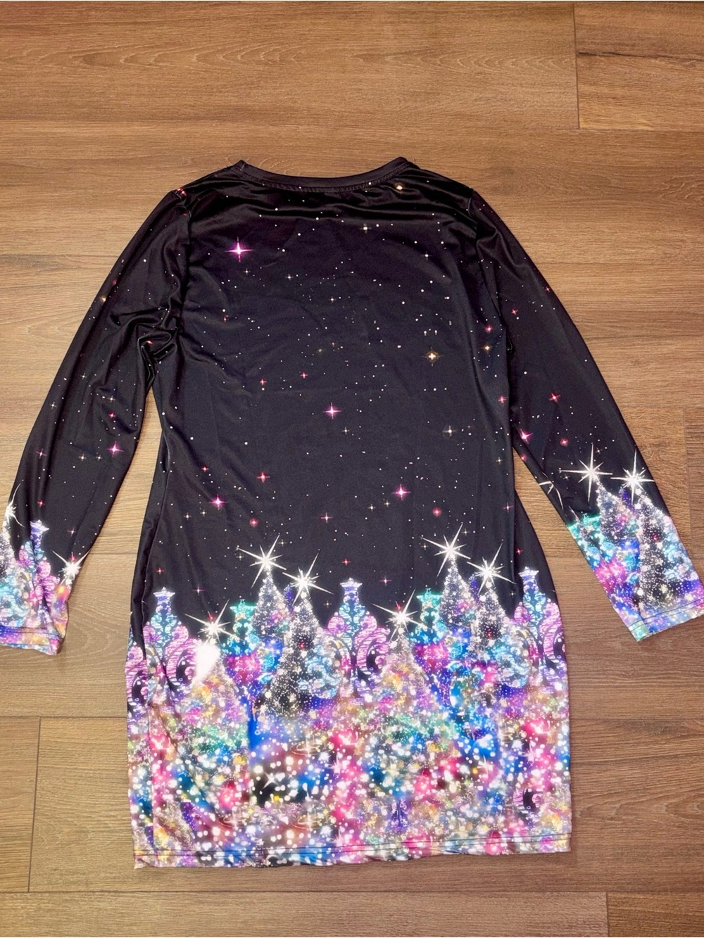 🎄 Ladies long sleeve “Merry Christmas” Casual Holiday Mini Dress (Size XL) - Picture 7 of 8